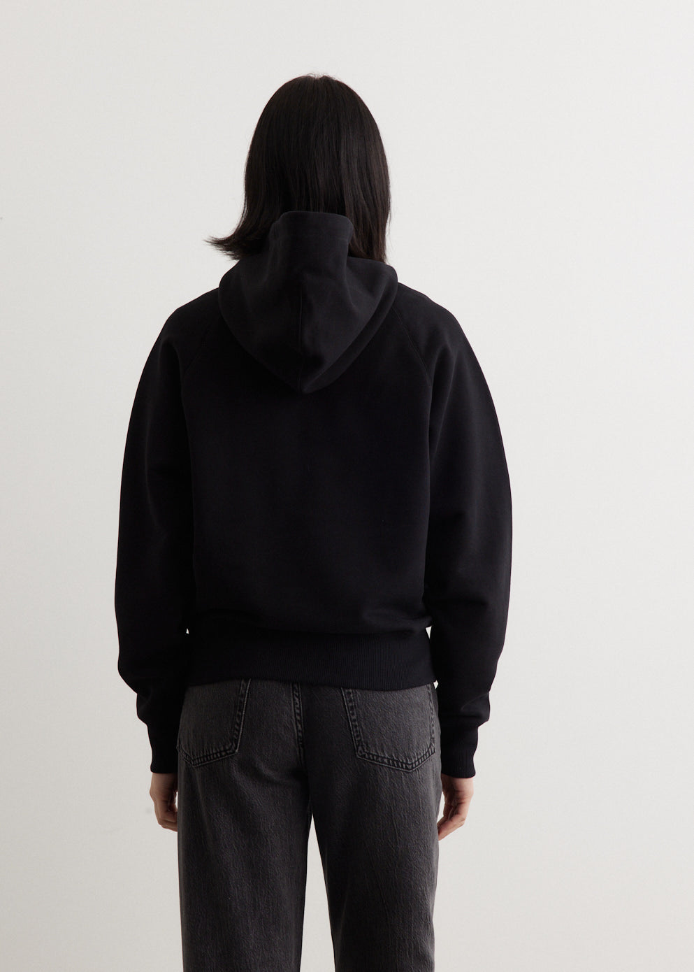 パーカー・フーディ Ami Men's Matiusi Hoodie Black USW224-747-001 AMI Alexandre Mattiussi 24AWモデル アミ アレクサンドル