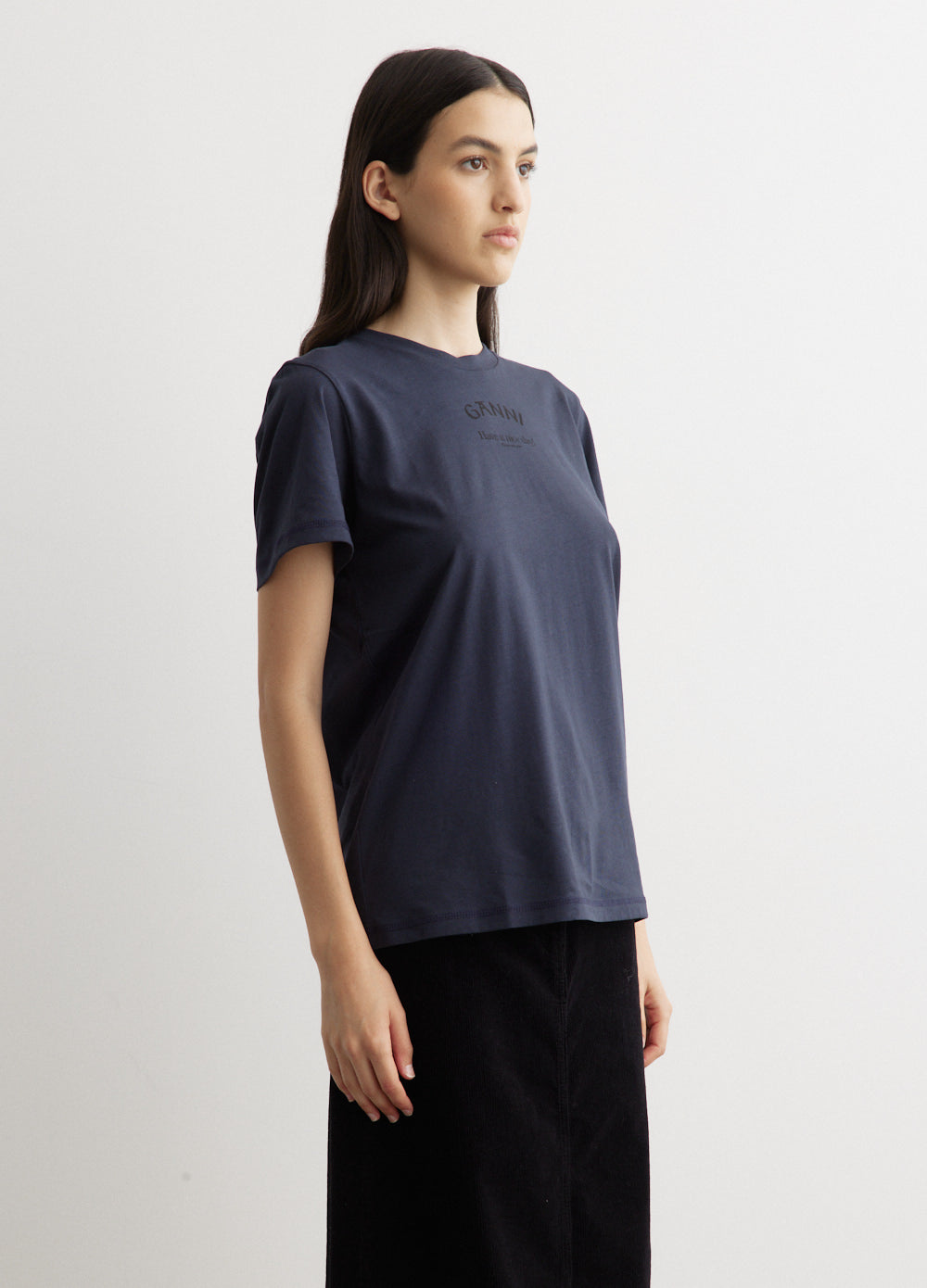 Thin Jersey Relaxed O-Neck T-Shirt