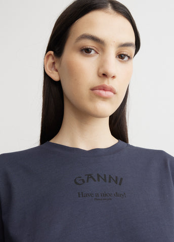 Thin Jersey Relaxed O-Neck T-Shirt