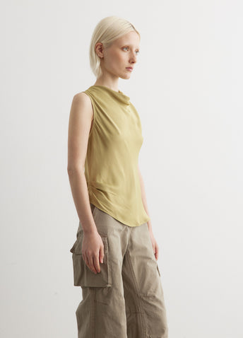 Cowl Satin Top