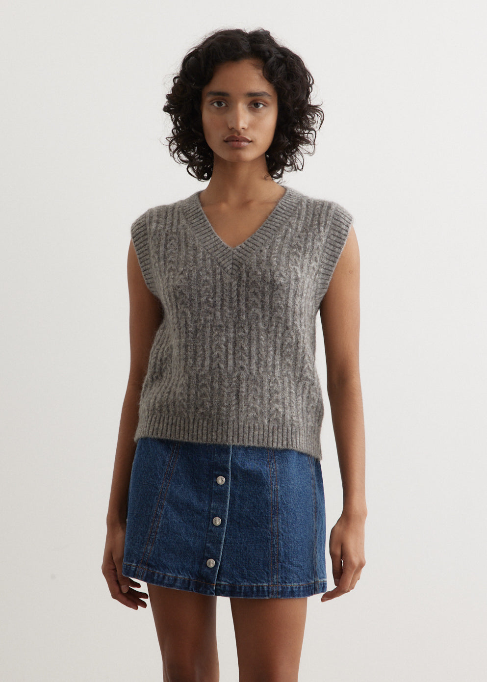 Fortune Cable Knit Vest