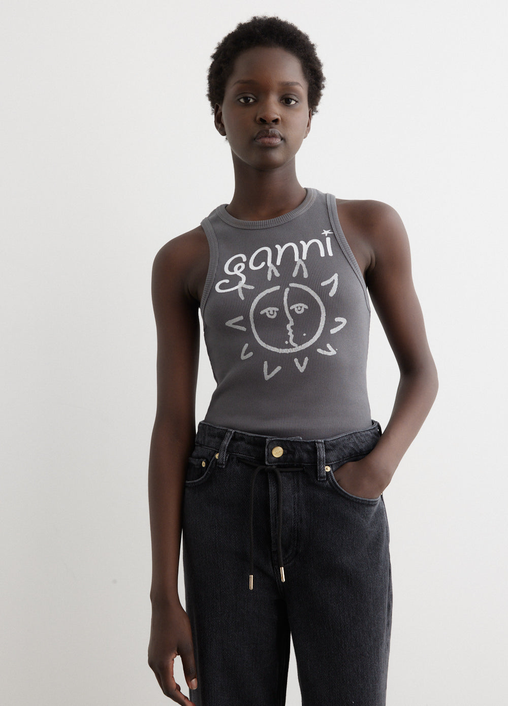 Sleeveless Suns Tank Top Women UPF Sun Protection Yoga Fish Tail