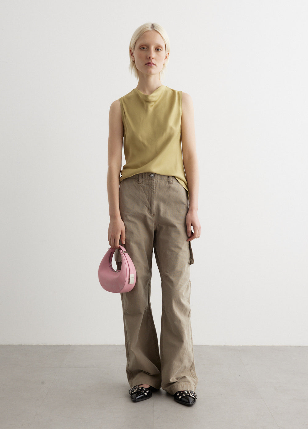 Cowl Satin Top