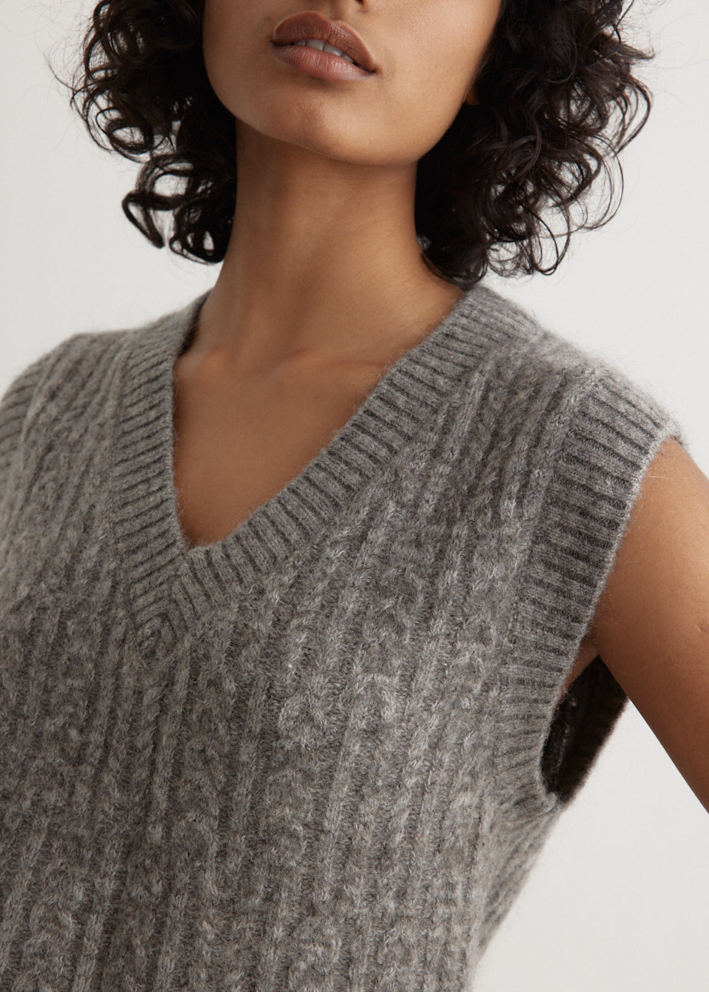 Fortune Cable Knit Vest