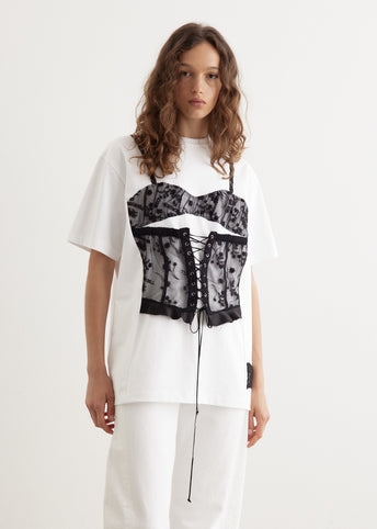 Tシャツ(半袖/袖なし) CORSET LACE T-SHIRT womens-incu-824_ad84dc67-b031-