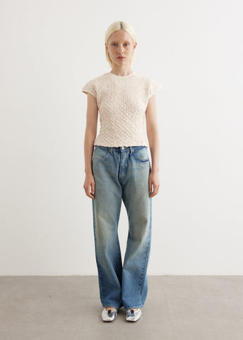 Shirred Cotton Top