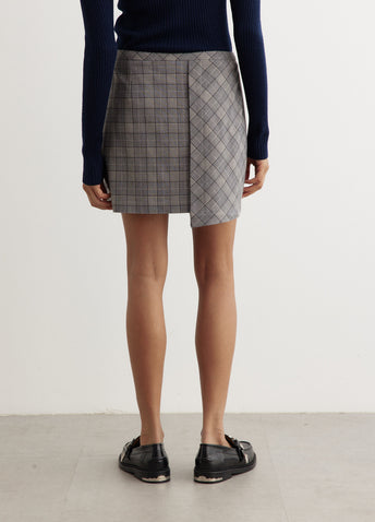 Check Mix Mini Skirt