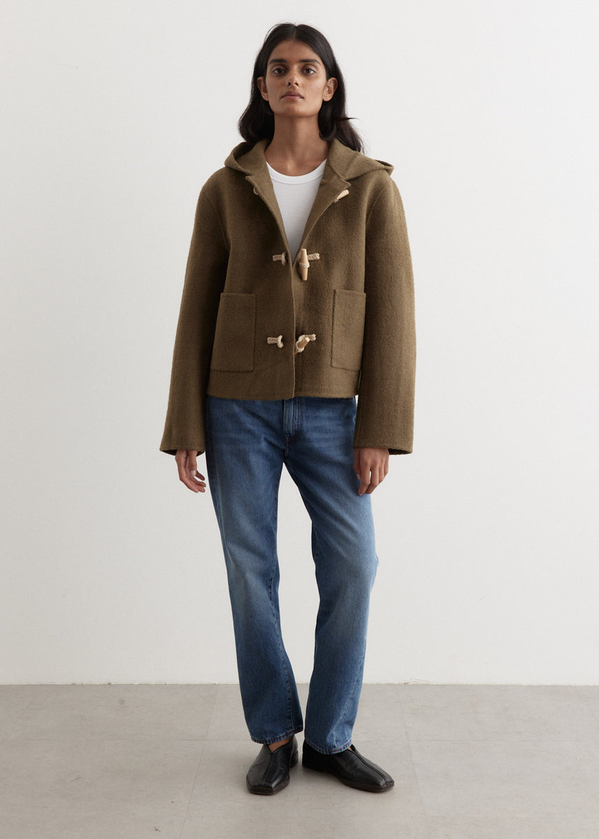 TOTEME｜COATS (Felted duffle jacket (234-WRTWOU097-FB003 TOTEME｜COATS (Felted duffle jacket (234-WRTWOU097-FB003