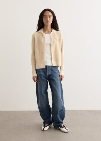 Maison Kitsune Handwriting Comfort Cardigan Maison Kitsune Handwriting Comfort Cardigan