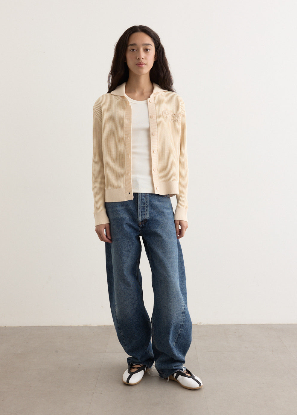Maison Kitsune Handwriting Comfort Cardigan