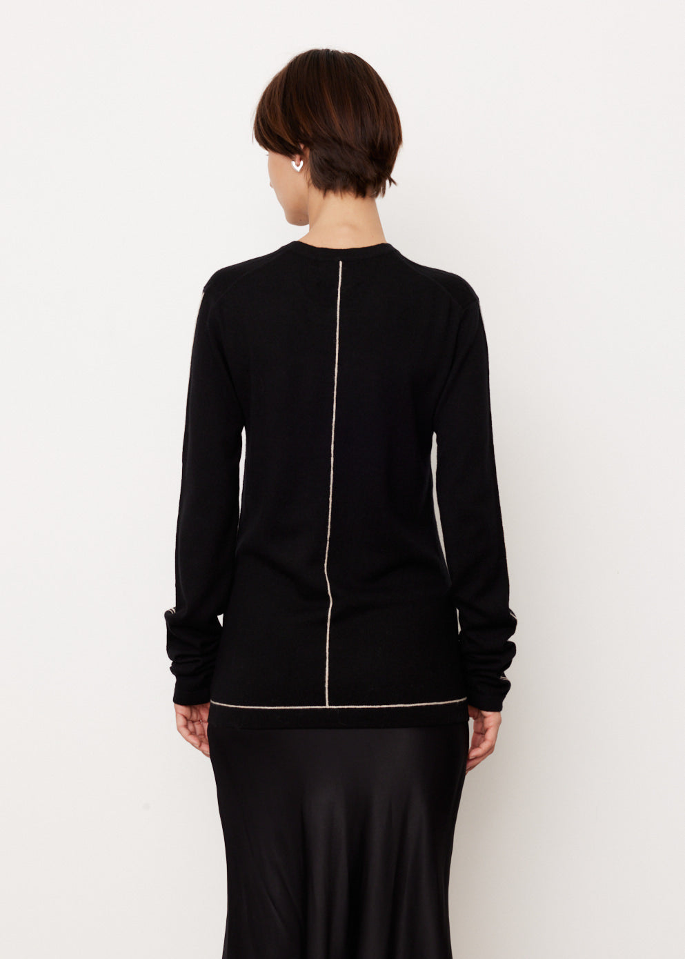 Contrast Layering Knit Sweater