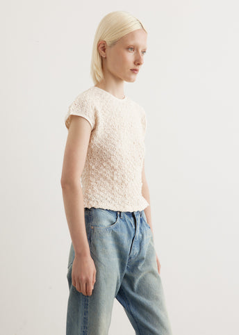 Shirred Cotton Top