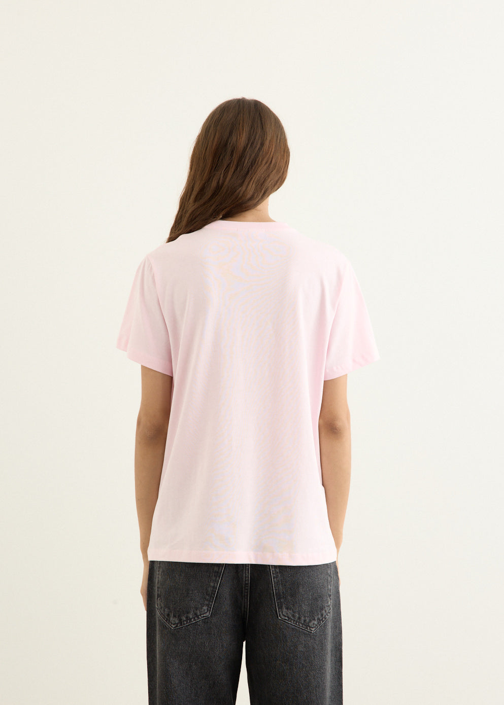 Basic Cotton Jersey Cowboy Bear Print T-Shirt