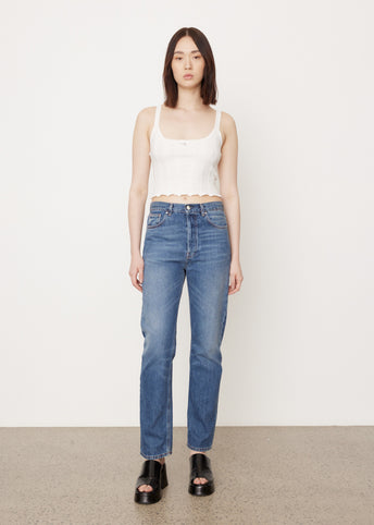 Logo Pointelle Cami Tank