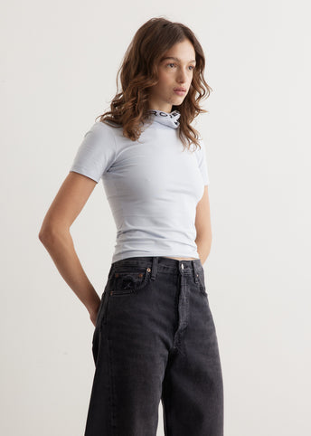 Triple Collar Fitted T-Shirt