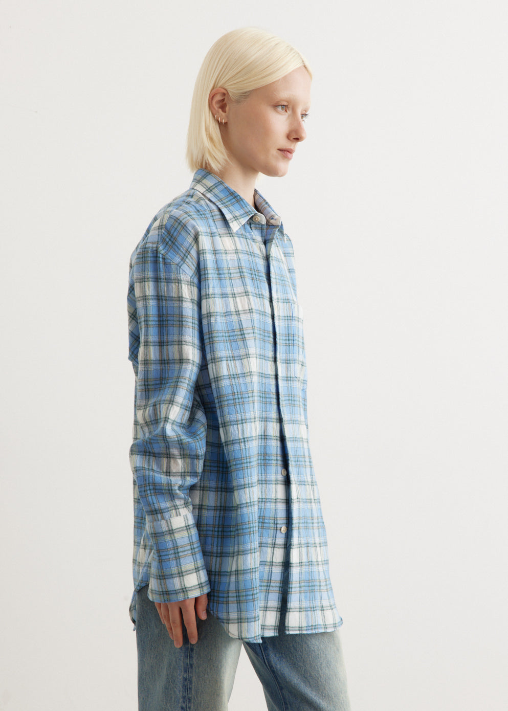Airy Wool Check Shirt Airy Wool Check Shirt
