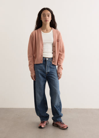 Bold Fox Head Patch Comfort Cardigan