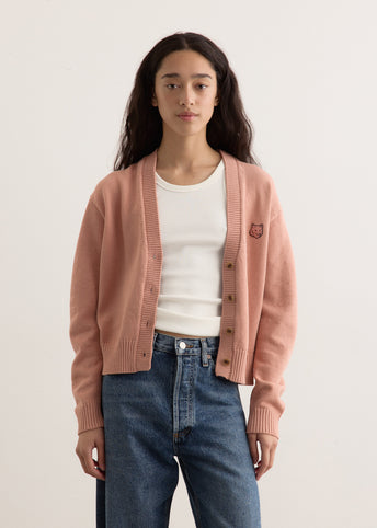 Bold Fox Head Patch Comfort Cardigan