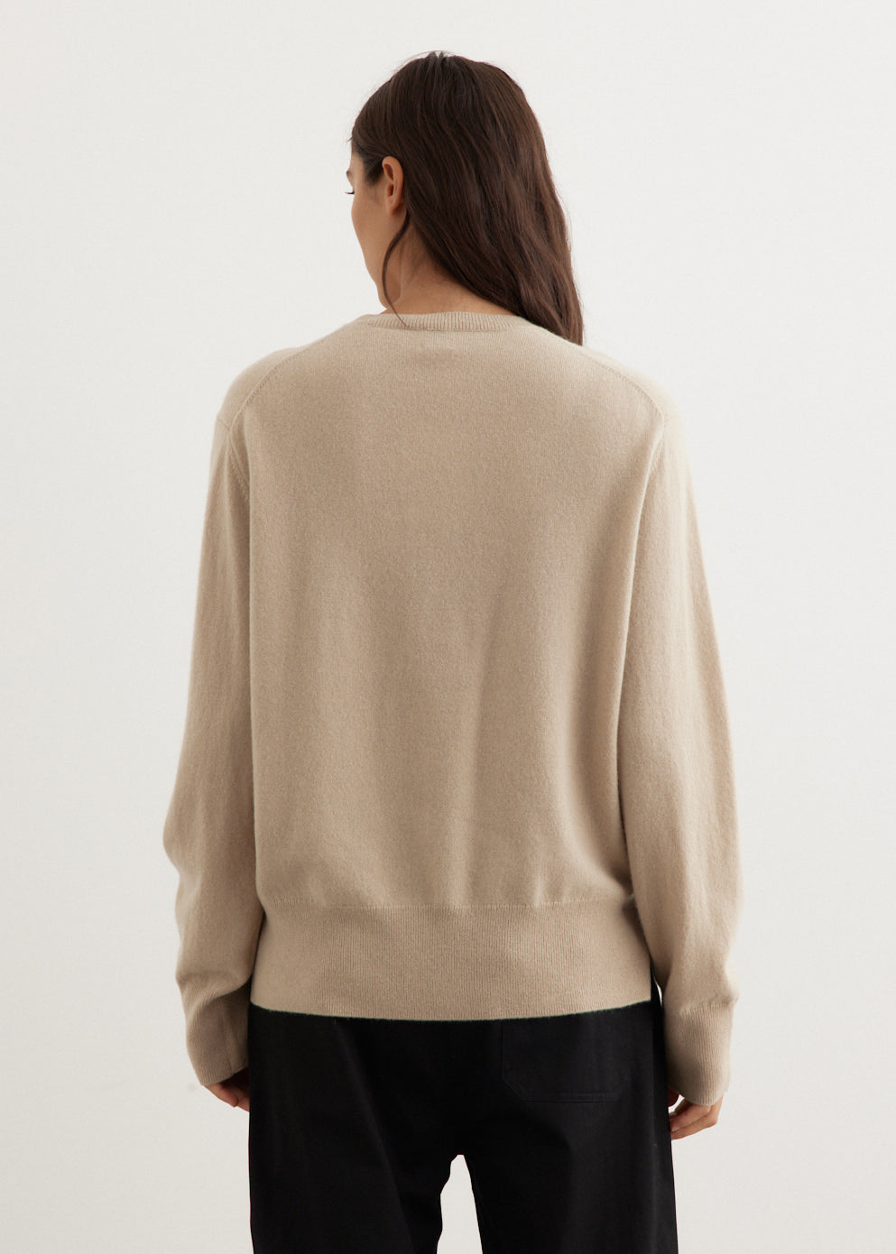 Crew-Neck Cashmere Knit