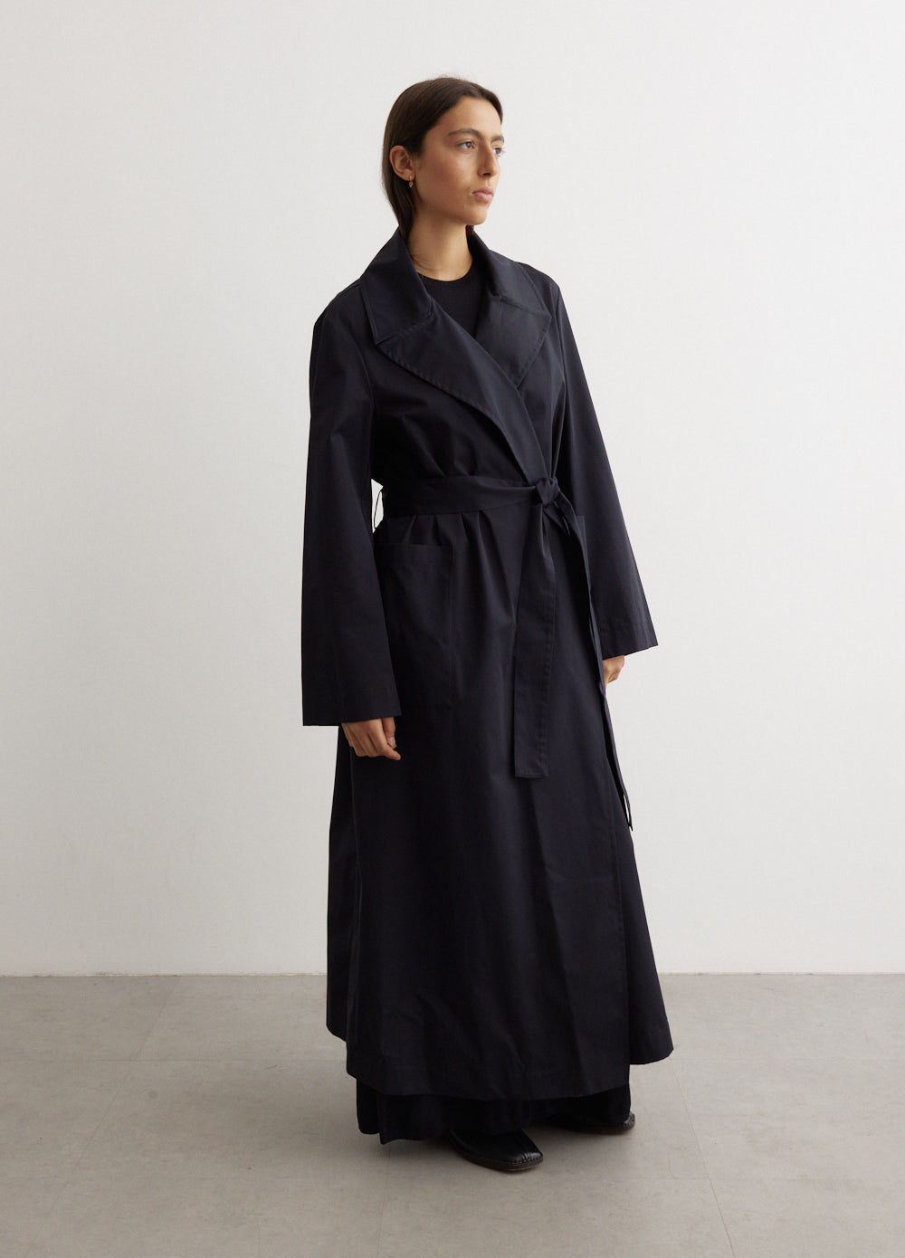 Long Wrap Trench