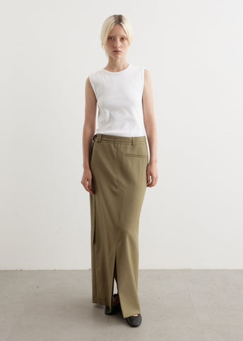 Reimagined Tailored Skirt
