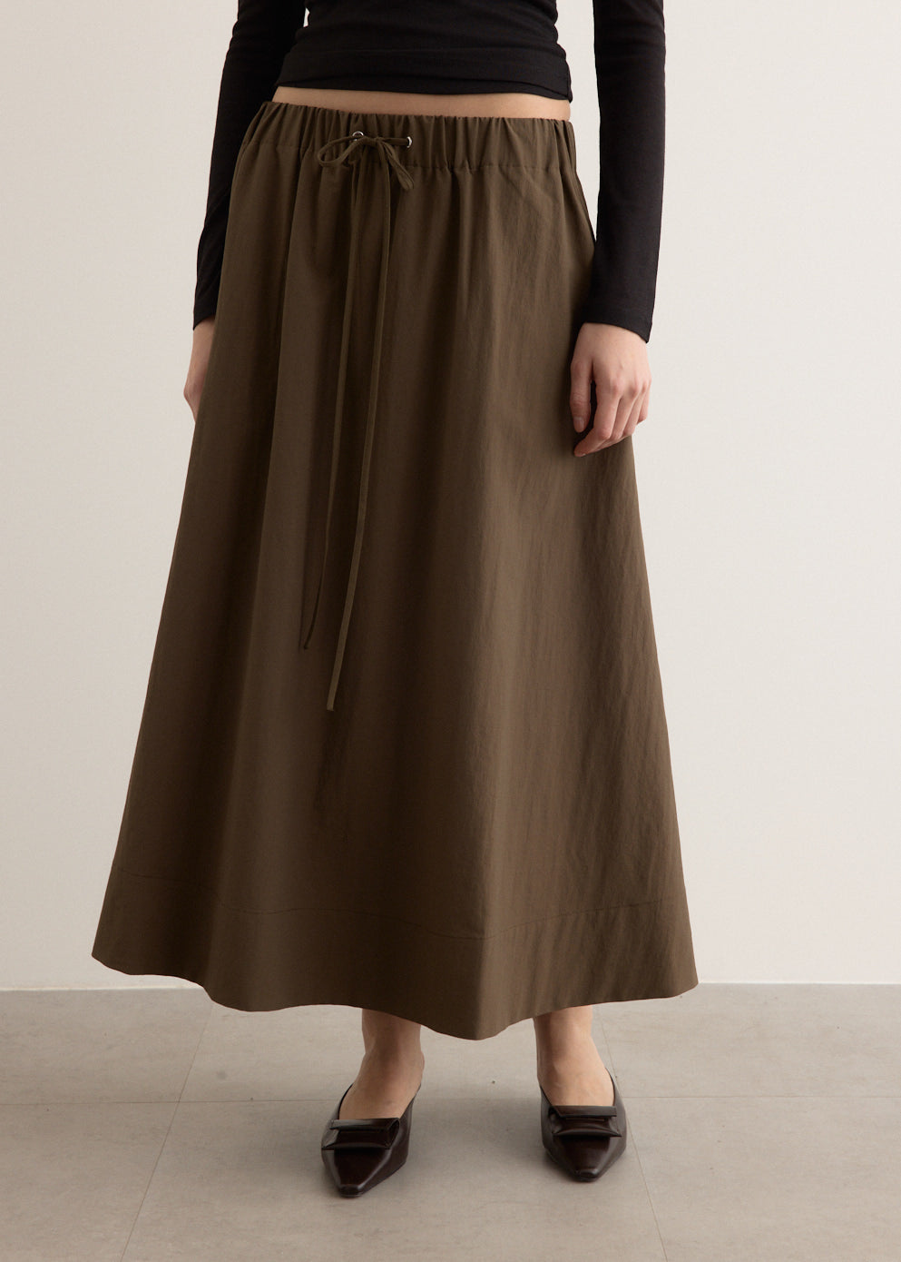 Choir Bubble Midi Skirt