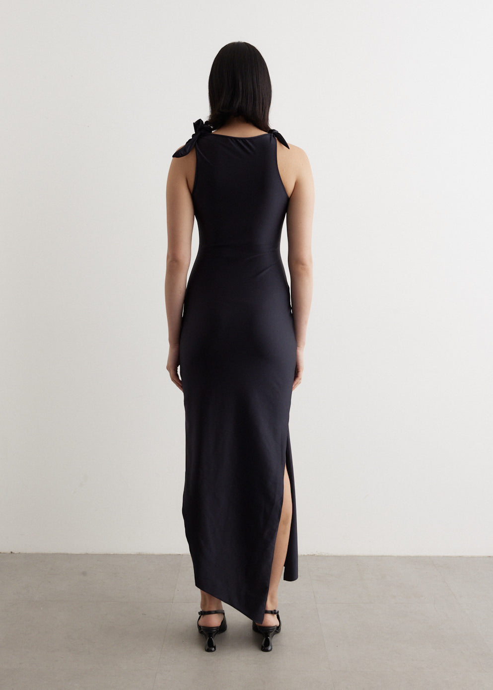 Asymmetric Flower Gown