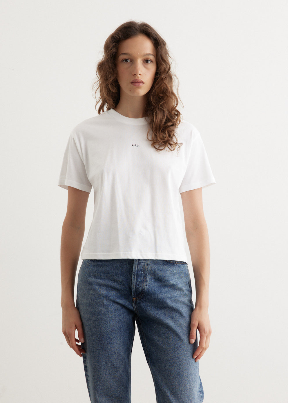 A.P.C. - Boxy Micro Logo T-Shirt - Tshirt logo,All Products : American Fashion Style Bags On Sale A.P.C. - Boxy Micro Logo T-Shirt - Tshirt logo,All Products : American Fashion Style Bags On Sale
