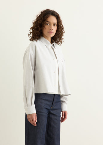 Sophia Button Down Logo Shirt