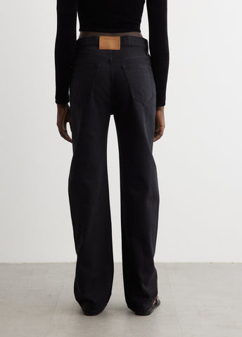Ez Mid-Rise Relaxed Straight Jeans
