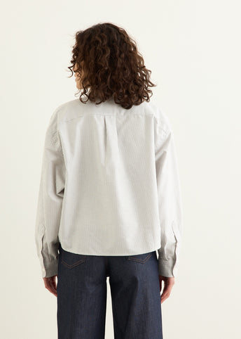 Sophia Button Down Logo Shirt