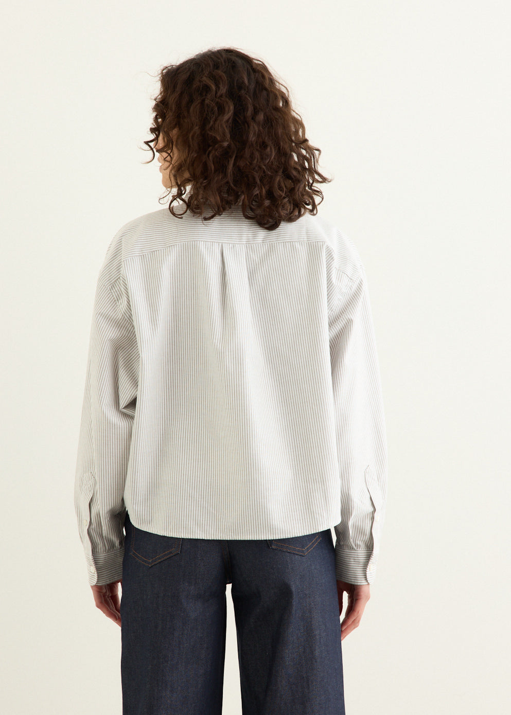 Sophia Button Down Logo Shirt