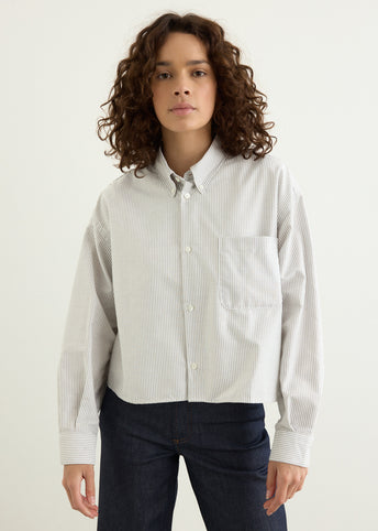 Sophia Button Down Logo Shirt