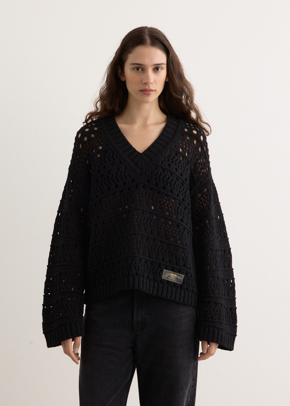 Cotton Mix V-Neck