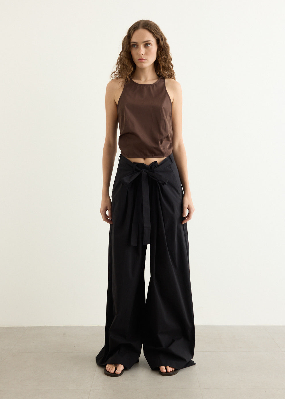 Paper Taffeta Cocoon Top