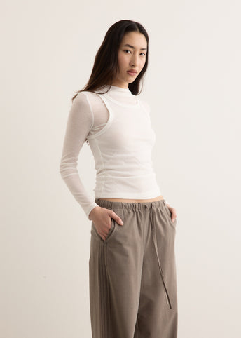 Shade Double Layer Long Sleeve Top
