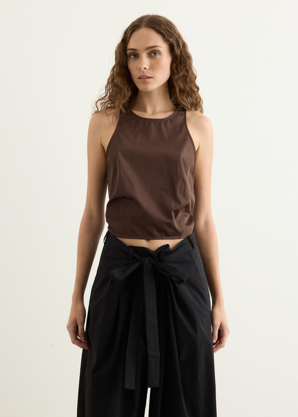 Paper Taffeta Cocoon Top