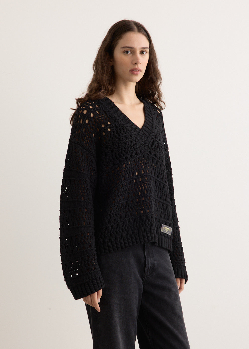 Cotton Mix V-Neck