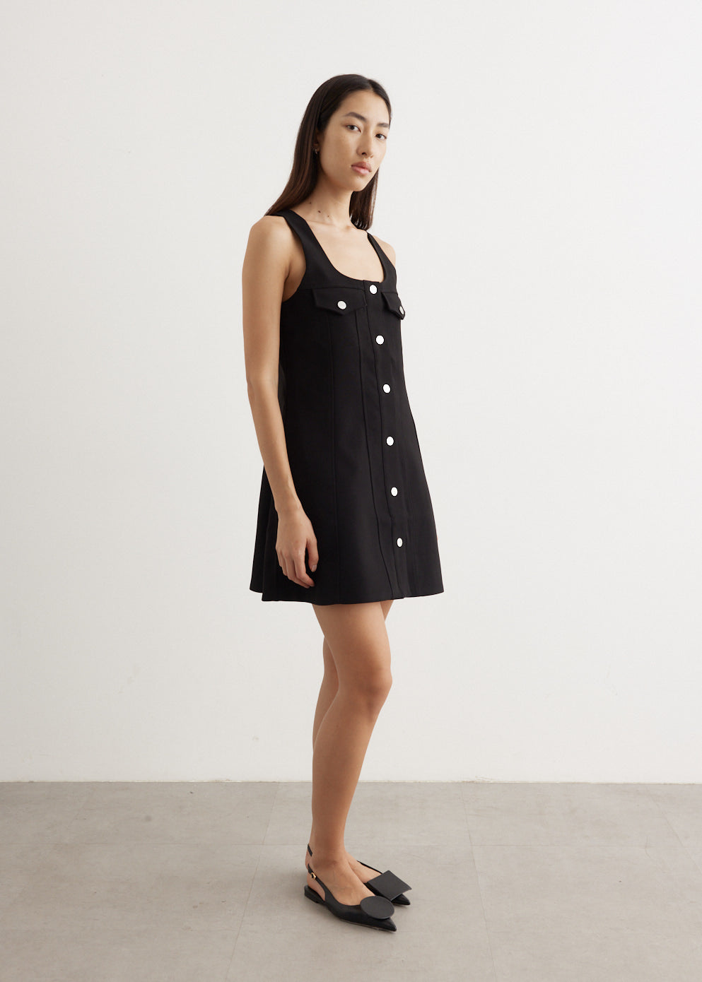 Bonded Crepe Mini Dress Bonded Crepe Mini Dress