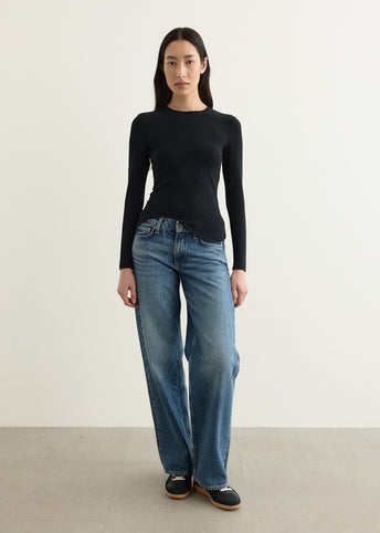 Ying-Yang Long Sleeve Top