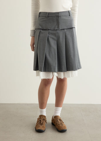 Tailored Midi Skirt