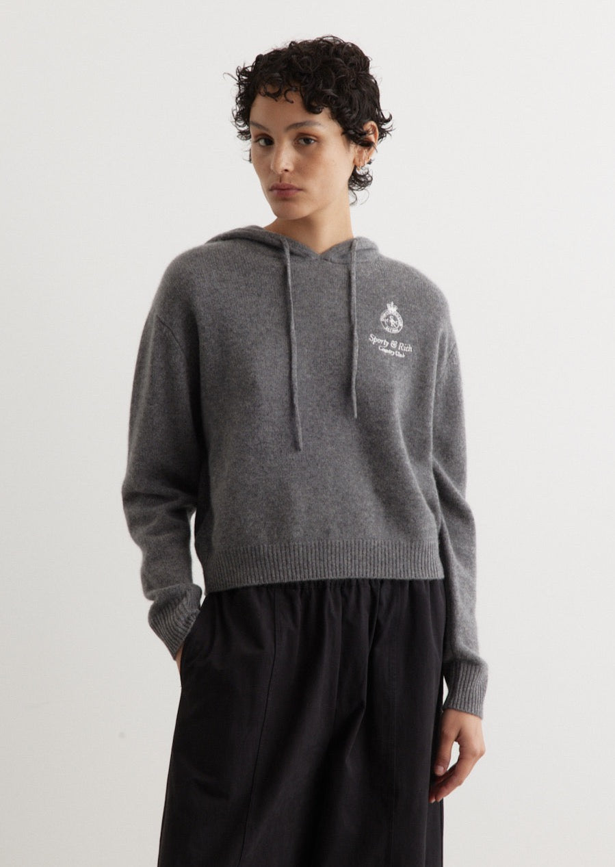 Crown Cashmere Hoodie