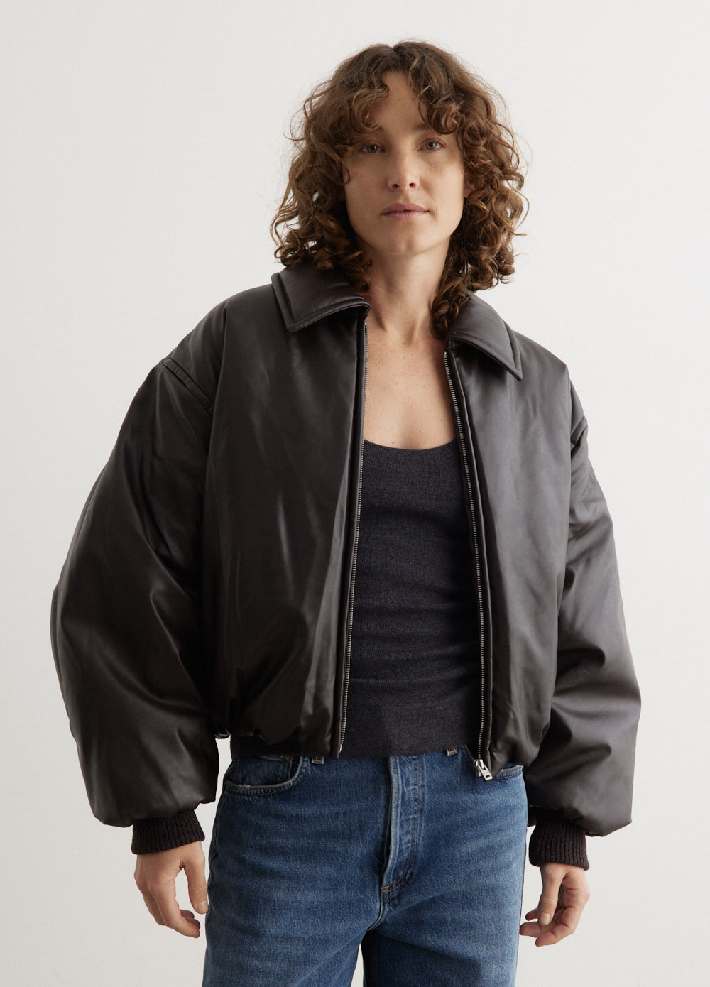 Acne Studios - Onnea Leather Jacket - Jacket,Specials : American Fashion Style Bags On Sale Acne Studios - Onnea Leather Jacket - Jacket,Specials : American Fashion Style Bags On Sale