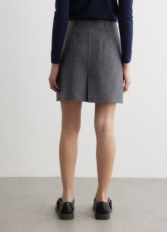 Woollen Mini Skirt