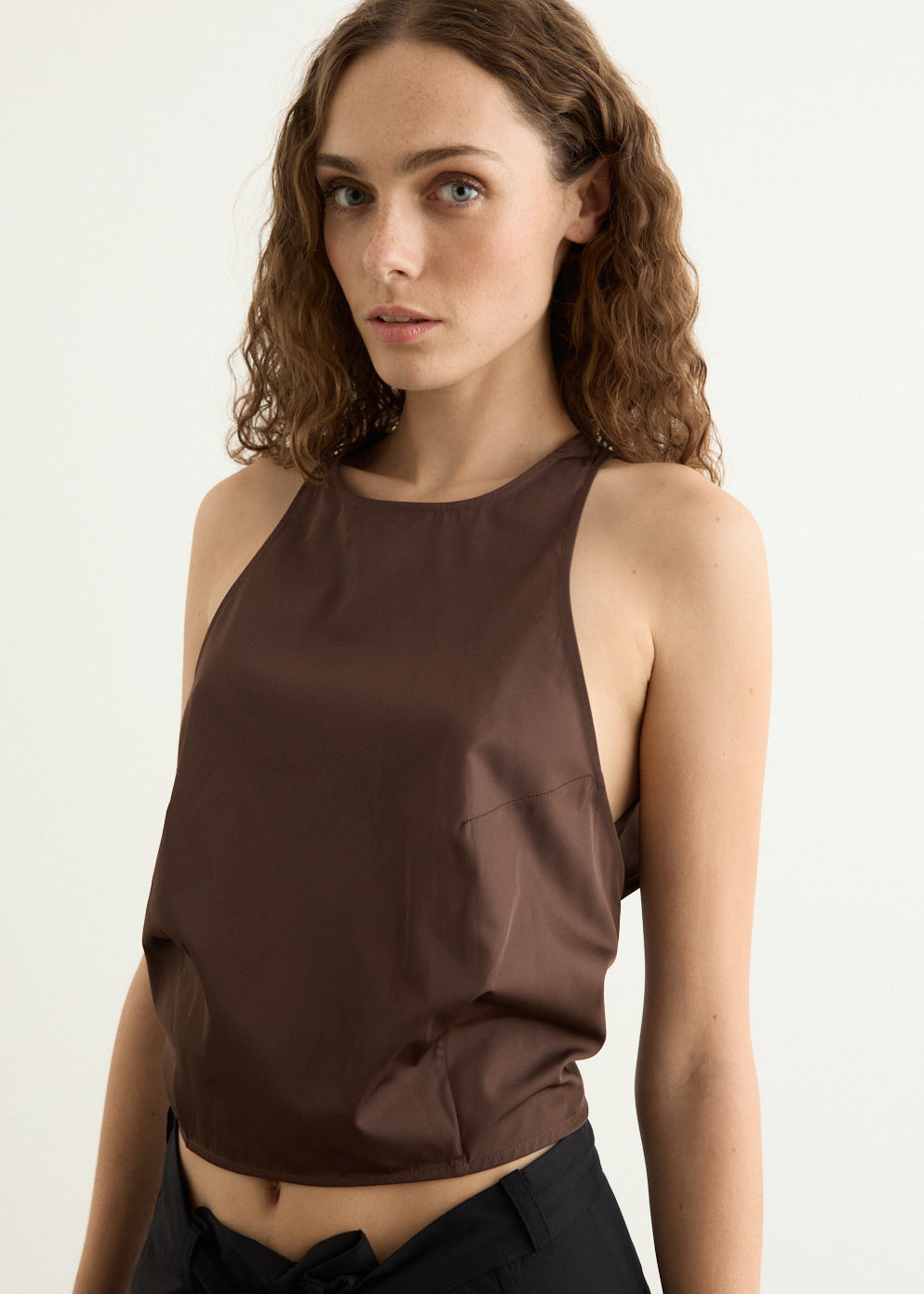 Paper Taffeta Cocoon Top