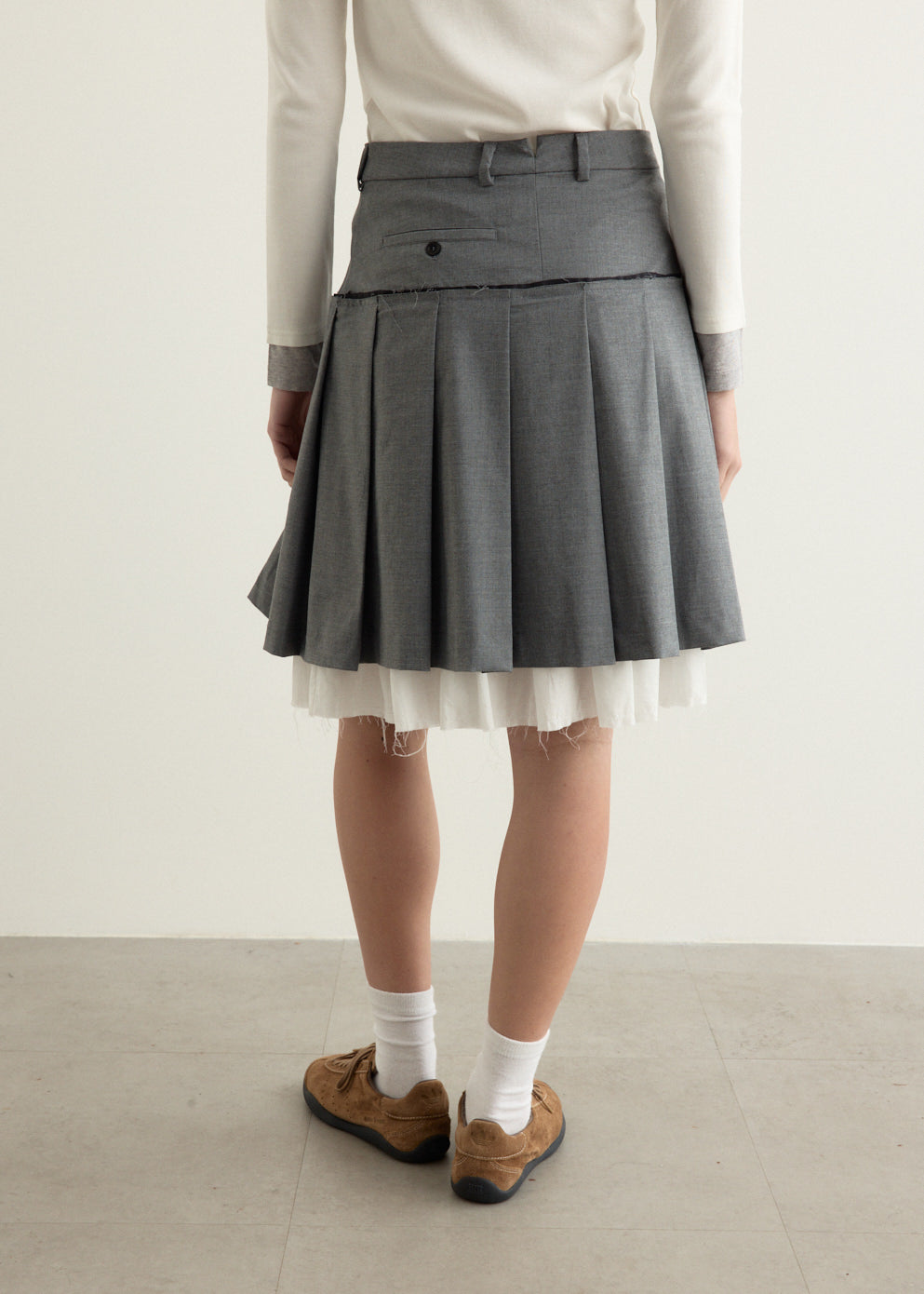 Tailored Midi Skirt