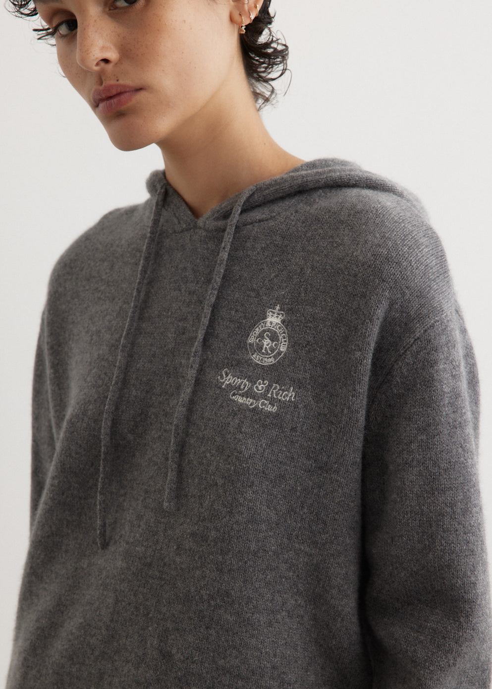 Crown Cashmere Hoodie