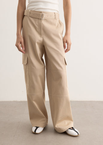 Belted Utility Pants