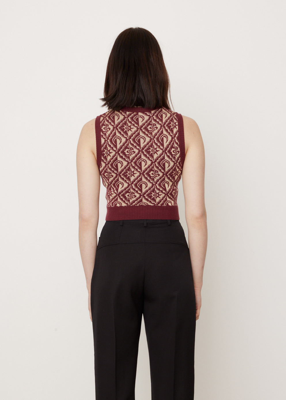 abstact print pullover diamante main image 0