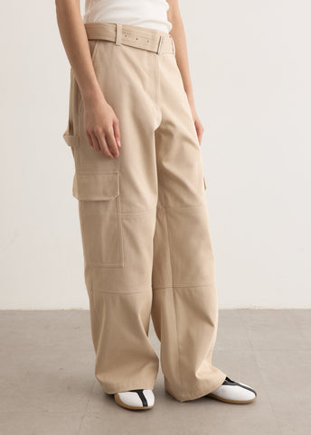 Belted Utility Pants